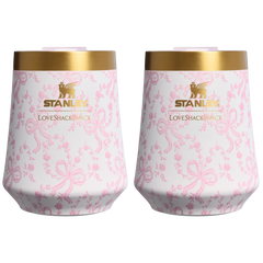Stanley 1913 x LoveShackFancy Holiday The Reserve Wine Tumbler Set | 11 OZ (2-pack)