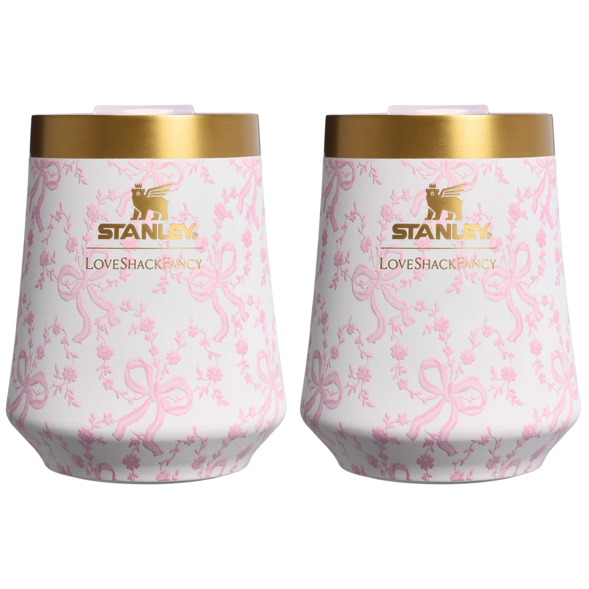 Stanley 1913 x LoveShackFancy Holiday The Reserve Wine Tumbler Set | 11 OZ (2-pack)